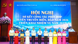 Lào Cai tăng cường phối hợp tuyên truyền biển, đảo