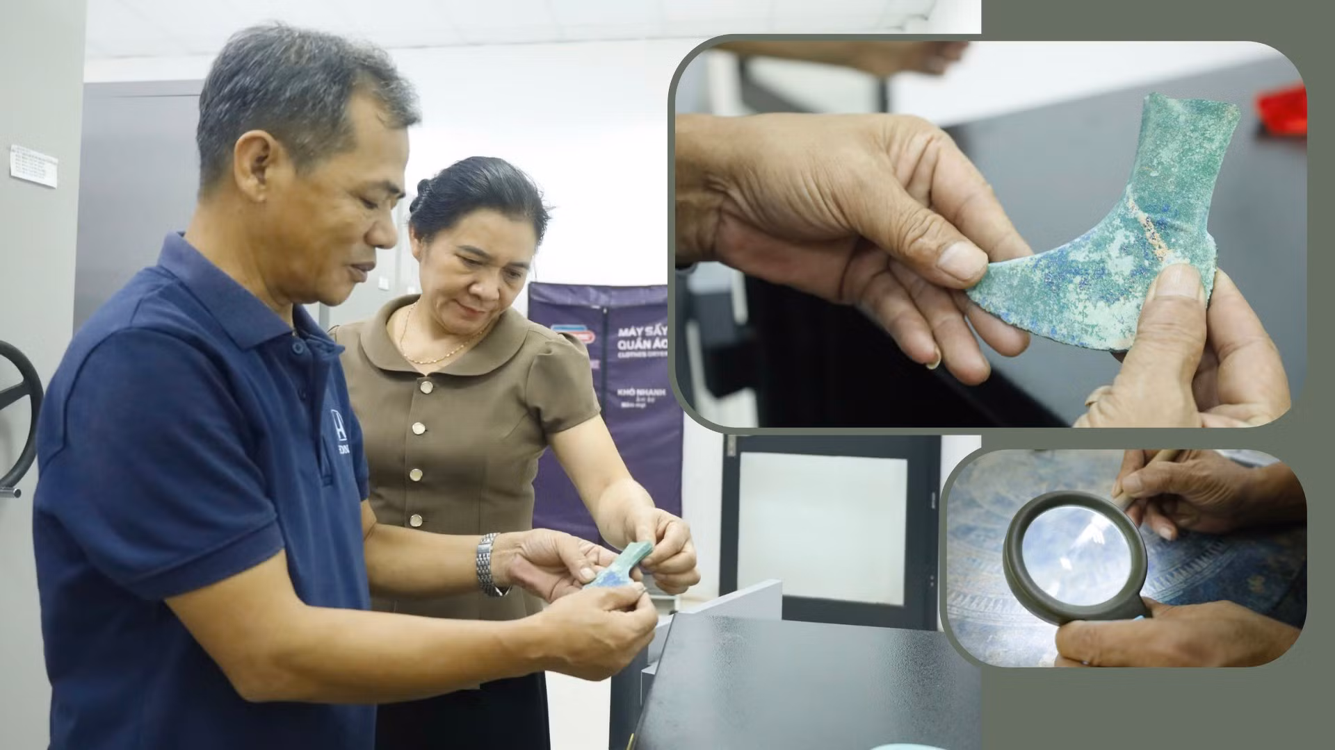 Cán bộ Bảo tàng tỉnh dày công nghiên cứu, sưu tầm tư liệu, hiện vật.