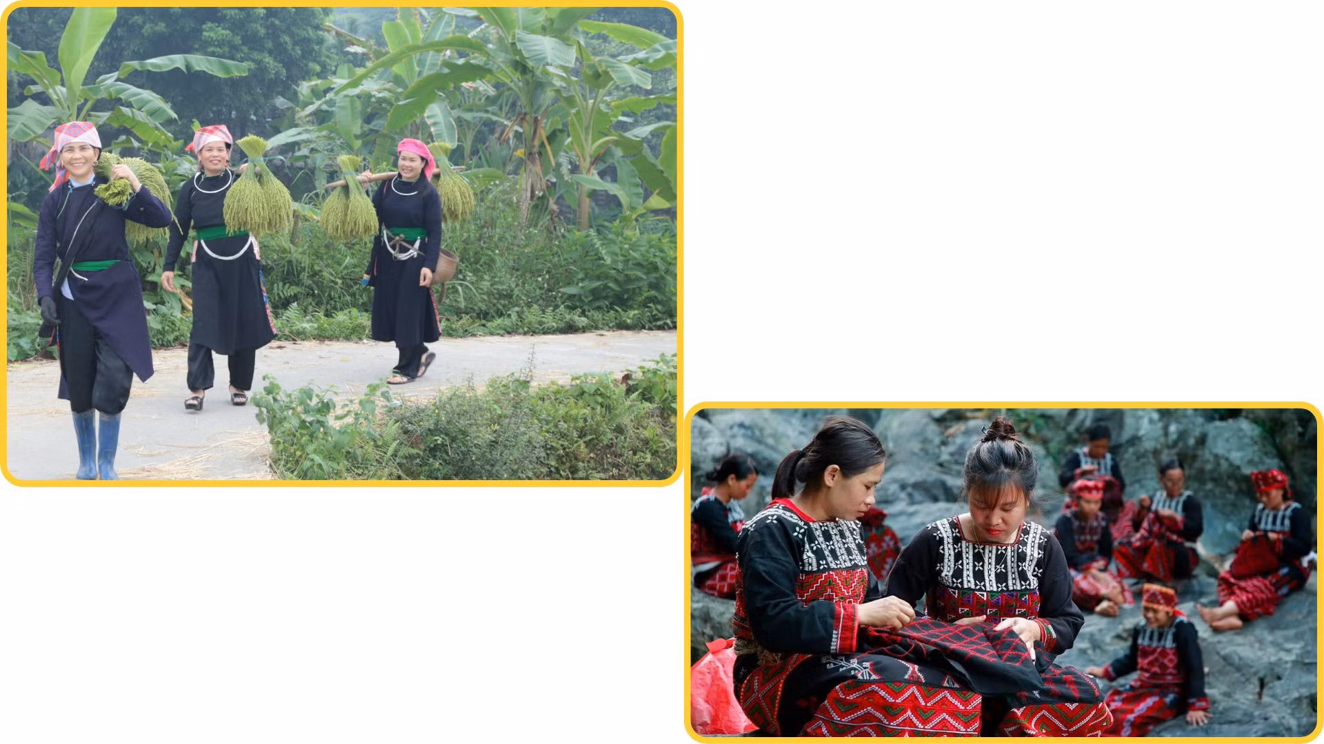 Đồng bào các dân tộc thành phố Lào Cai gìn giữ trang phục truyền thống.