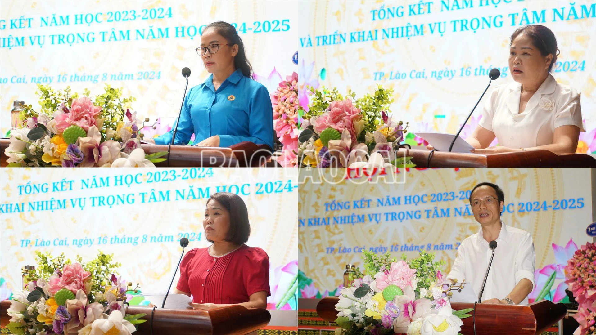 Các đại biểu trình bày, phát biểu tham luận tại hội nghị.