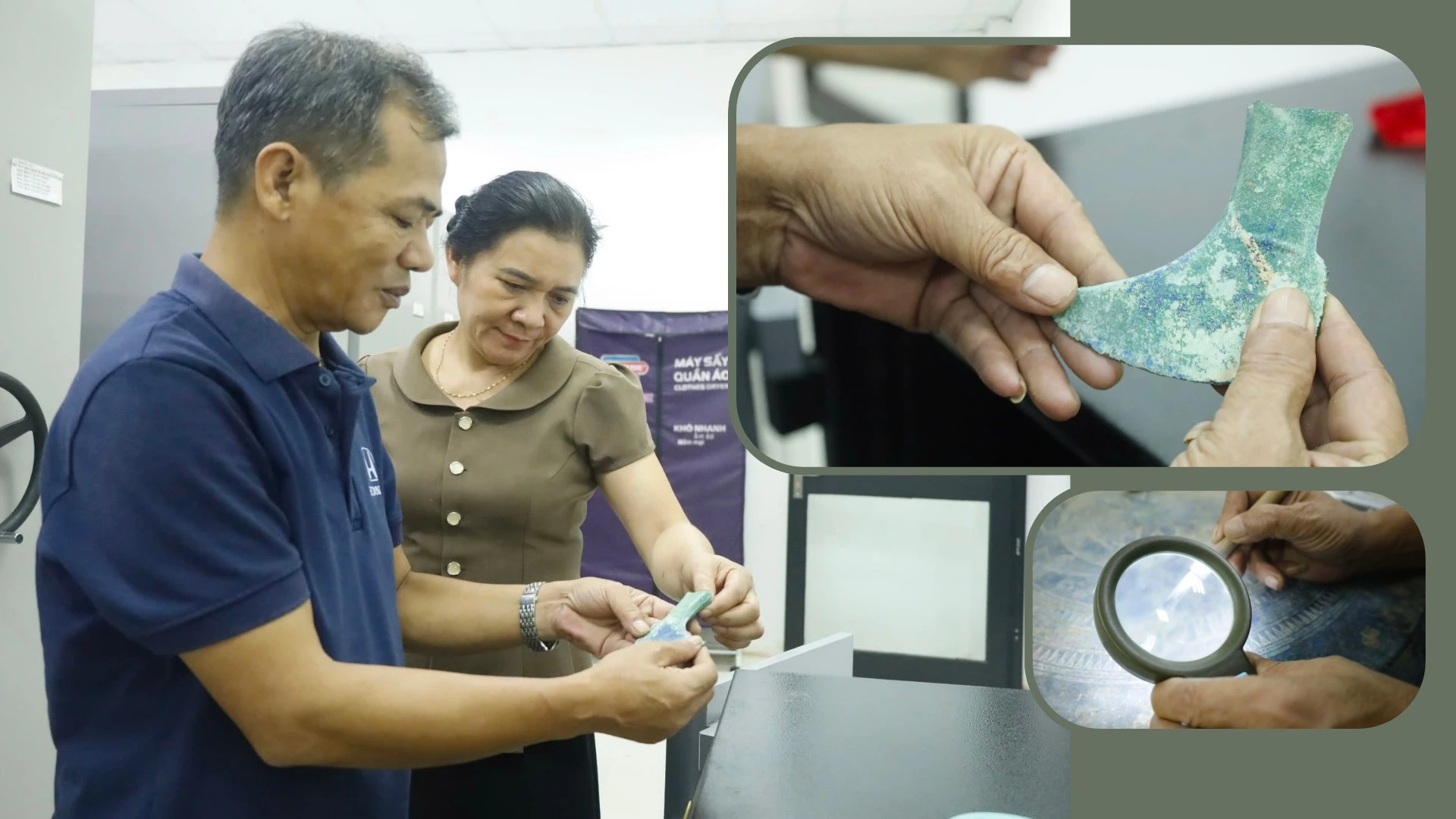 Cán bộ Bảo tàng tỉnh dày công nghiên cứu, sưu tầm tư liệu, hiện vật.