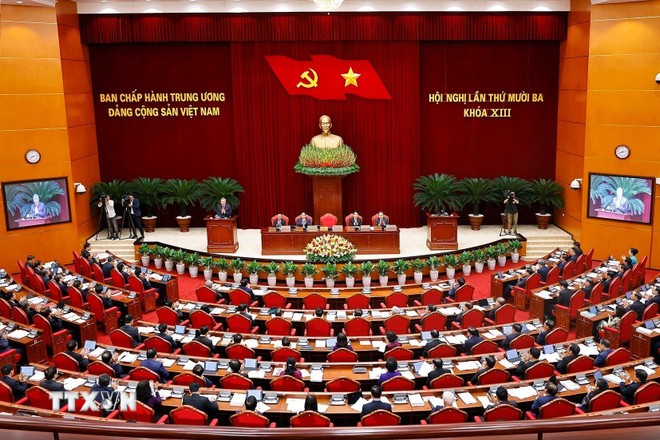 Phiên khai mạc Hội nghị lần thứ mười ba, Ban Chấp hành Trung ương Đảng khóa XIII. Phiên khai mạc Hội nghị lần thứ mười ba, Ban Chấp hành Trung ương Đảng khóa XIII.