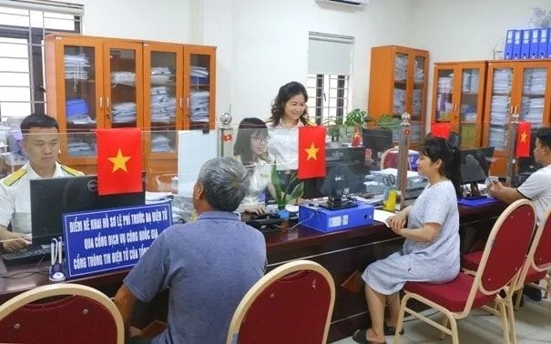Giao dịch tại cơ quan thuế trên địa bàn Hà Nội. cucthue.jpg