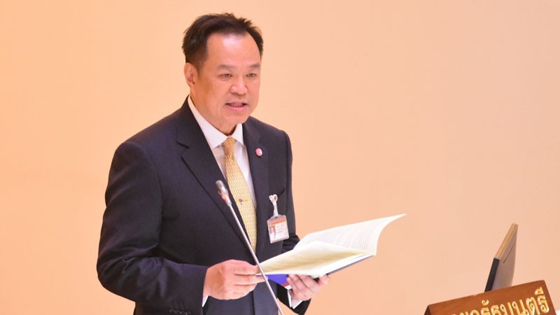 Thủ tướng Anutin Charnvirakul tuyên bố chính sách của chính phủ mới trước Quốc hội Thái Lan. ttthailan.jpg