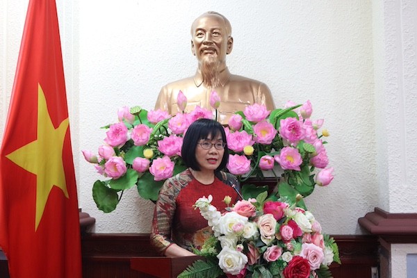 Thứ trưởng Đặng Hoàng Oanh phát biểu khai mạc Hội nghị. 200725-hnghi-oanh.jpg
