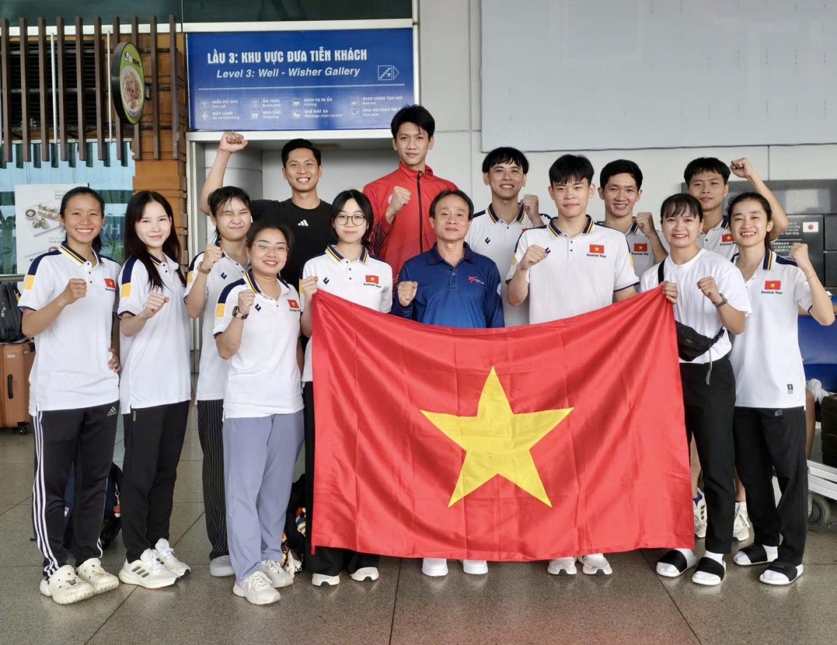 Taekwondo Việt Nam dự ASIAD trẻ 2025 với 3 VĐV và tất cả đều giành huy chương. Taekwondo Việt Nam dự ASIAD trẻ 2025 với 3 VĐV và tất cả đều giành huy chương.