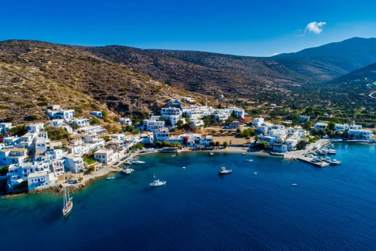 Đảo Amorgos, HY Lạp. Ảnh: Getty Images