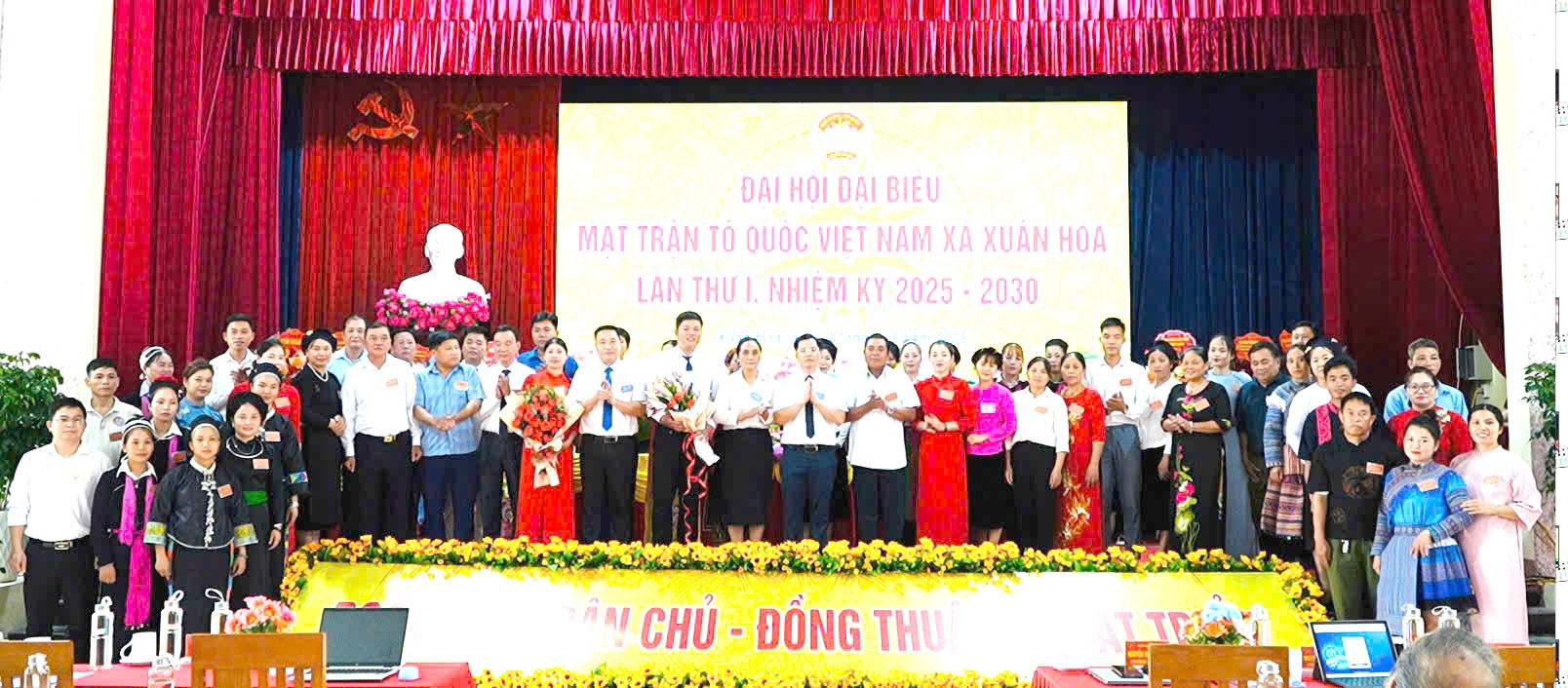 Ủy ban MTTQ Việt Nam xã Xuân Hòa, nhiệm kỳ 2025 - 2030 ra mắt Đại hội. ramat-6292.jpg