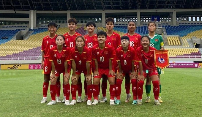Đội hình xuất phát của U16 nữ Việt Nam Đội hình xuất phát của U16 nữ Việt Nam