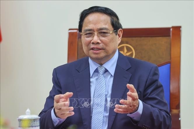 Thủ tướng Phạm Minh Chính điện đàm với Thủ tướng Đức Friedrich Merz. Thủ tướng Phạm Minh Chính điện đàm với Thủ tướng Đức Friedrich Merz.