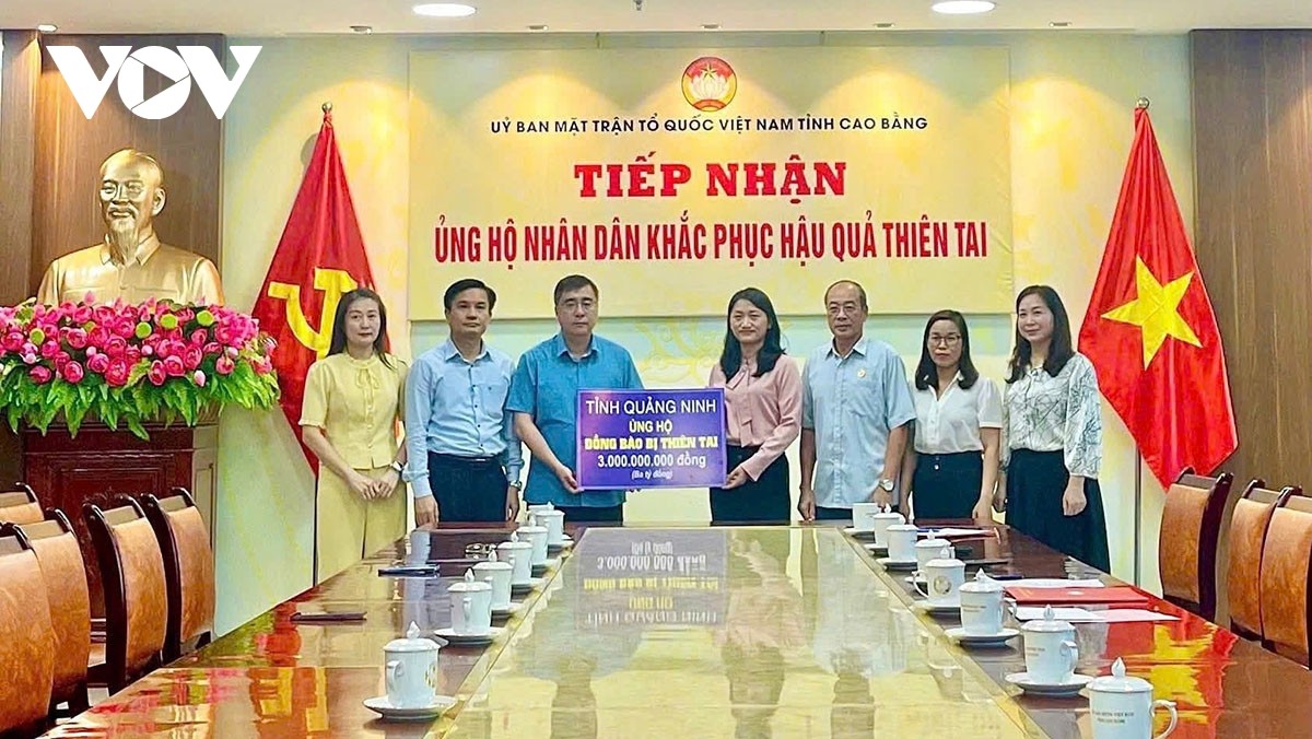 Tỉnh Quảng Ninh mong muốn sẽ góp phần giúp nhân dân các tỉnh nhanh chóng vượt qua khó khăn, khắc phục hậu quả thiên tai và sớm ổn định cuộc sống. Tỉnh Quảng Ninh mong muốn sẽ góp phần giúp nhân dân các tỉnh nhanh chóng vượt qua khó khăn, khắc phục hậu quả thiên tai và sớm ổn định cuộc sống.