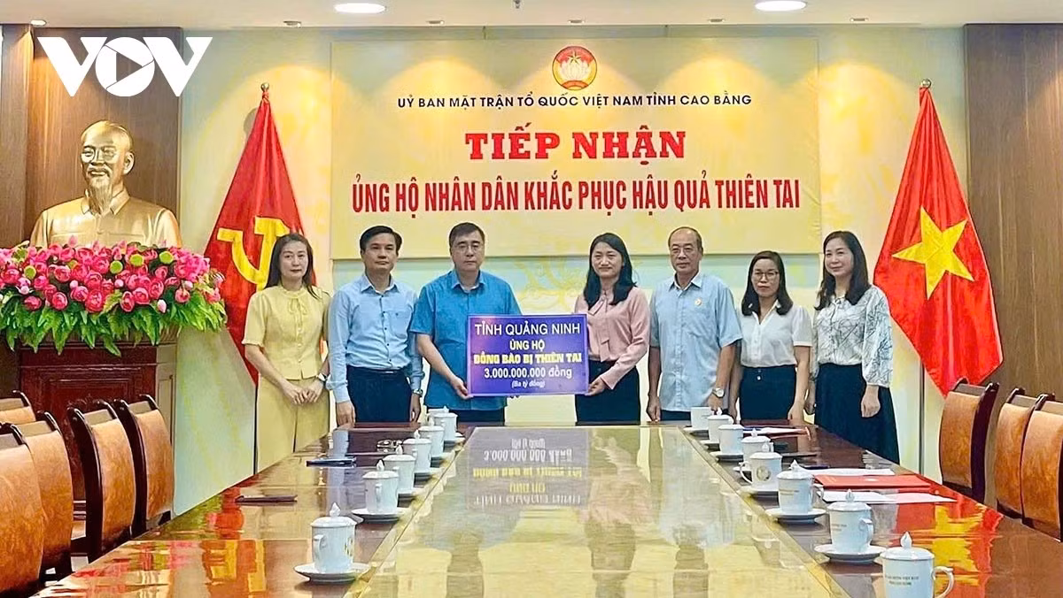 Tỉnh Quảng Ninh mong muốn sẽ góp phần giúp nhân dân các tỉnh nhanh chóng vượt qua khó khăn, khắc phục hậu quả thiên tai và sớm ổn định cuộc sống.
