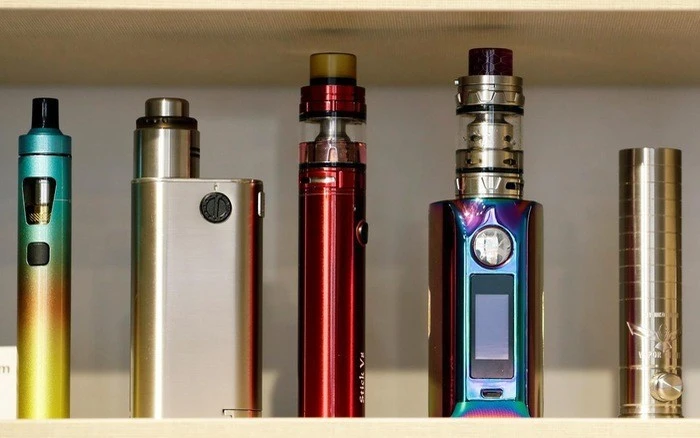 Một số mẫu mã thuốc lá điện tử trên thị trường.