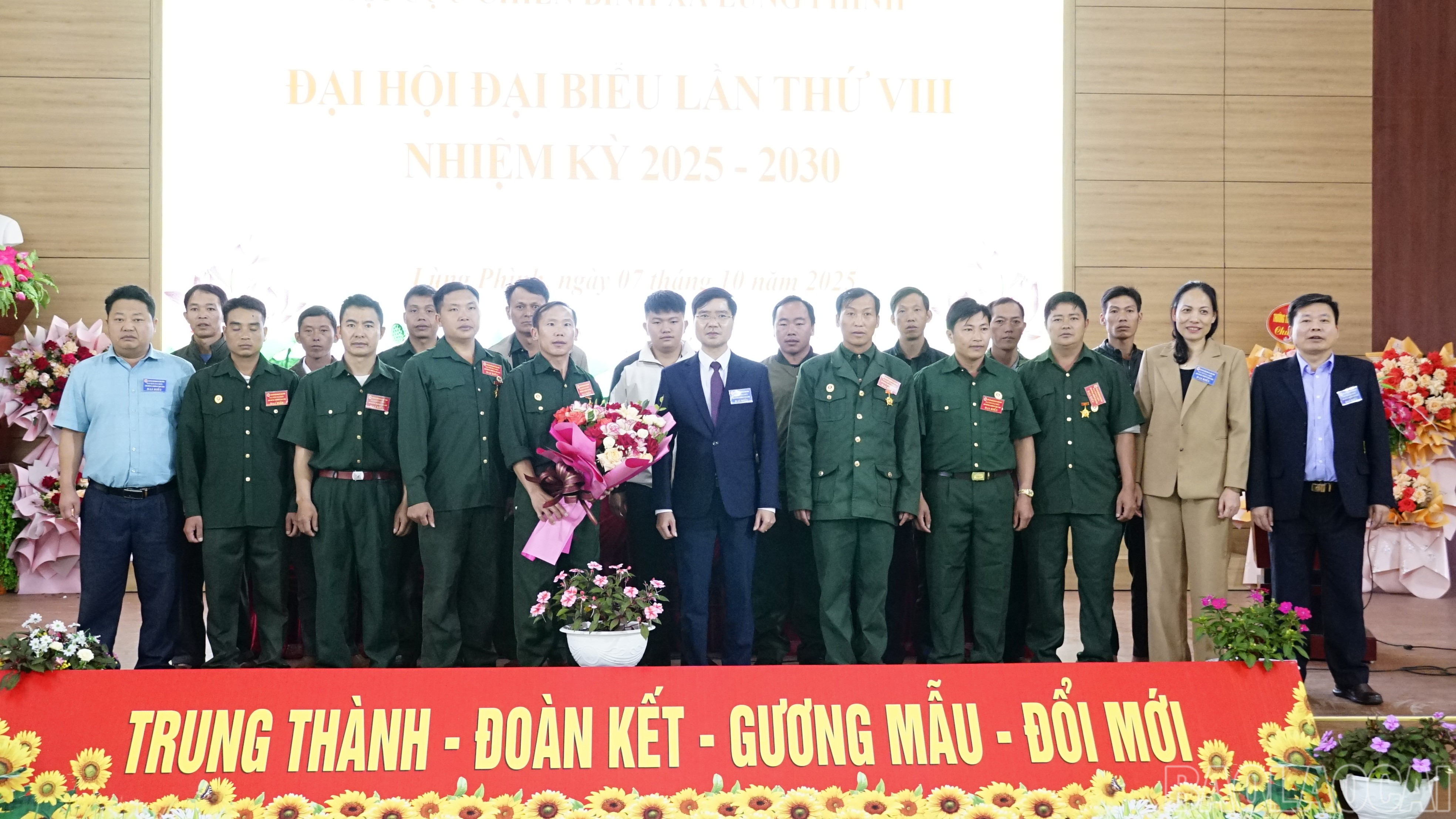 Ban Chấp hành Hội CCB xã Lùng Phình nhiệm kỳ 2025 – 2030 ra mắt đại hội. baolaocai-br_dsc3500.jpg