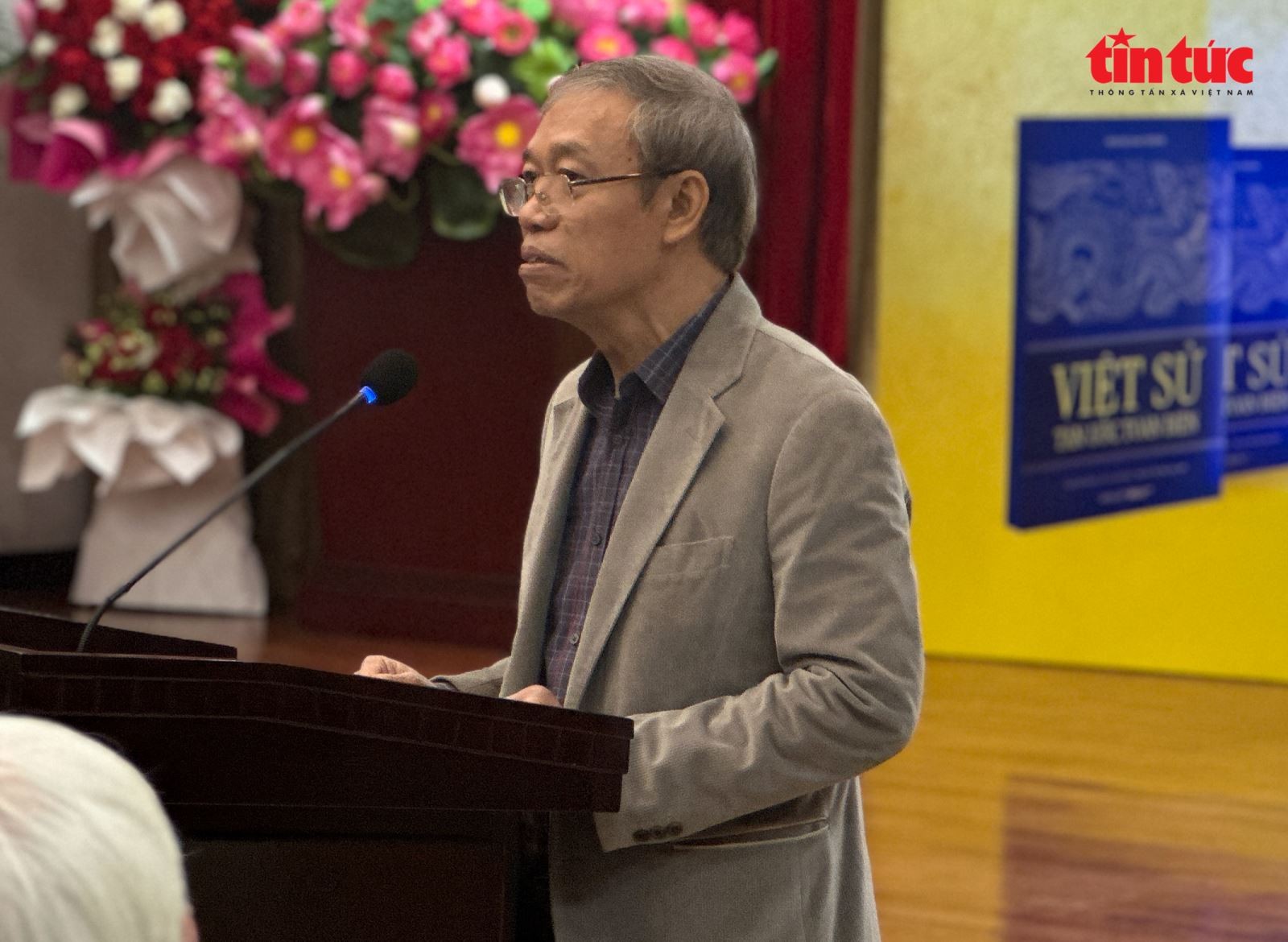 Kiến trúc sư Lê Thành Vinh, nguyên Viện trưởng Viện Bảo tồn Di tích, Bộ Văn hóa, Thể thao và Du lịch, chia sẻ tại lễ ra mắt.