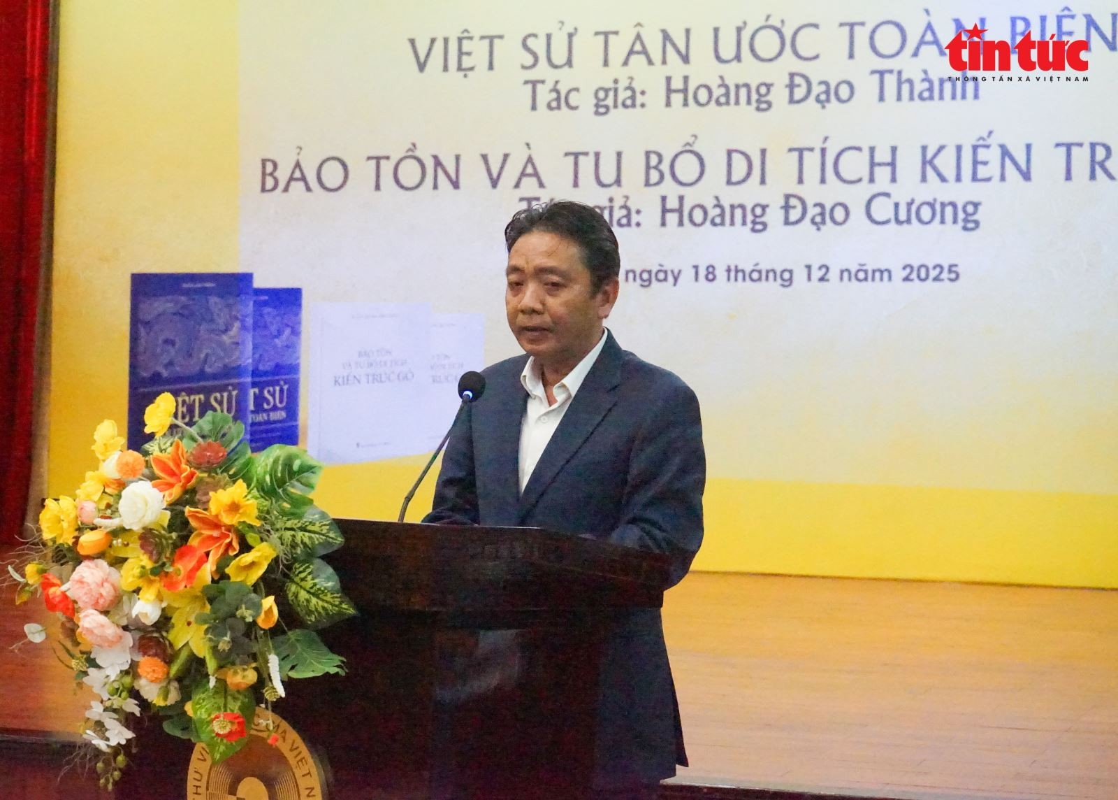 TS. KTS Hoàng Đạo Cương, Thứ trưởng Bộ Văn hoá, Thể thao và Du lịch chia sẻ tại lễ ra mắt.