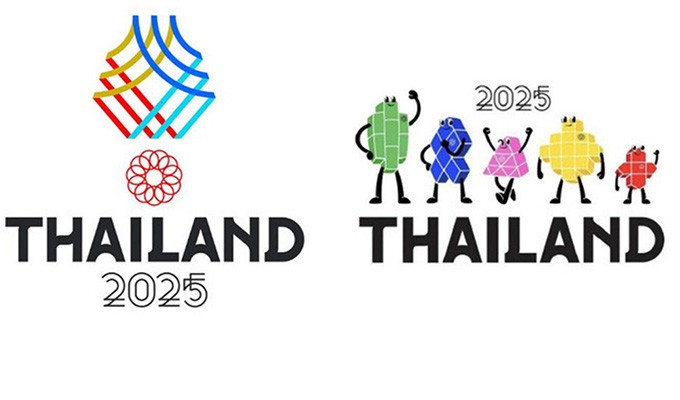 Logo và biểu trưng của SEA Games 33 diễn ra tại Thái Lan.