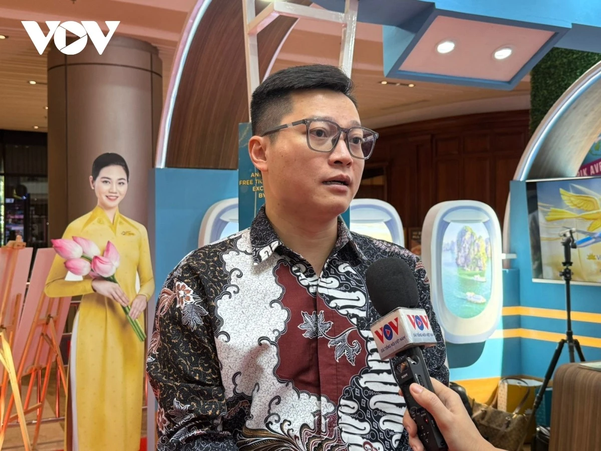 Ông Trần Tuấn Nghĩa, Trưởng đại diện Vietnam Airlines tại Indonesia cho biết có cơ hội thúc đẩy lượng khách du lịch với đường bay thẳng Hà Nội - Jakarta trong thời gian tới.
