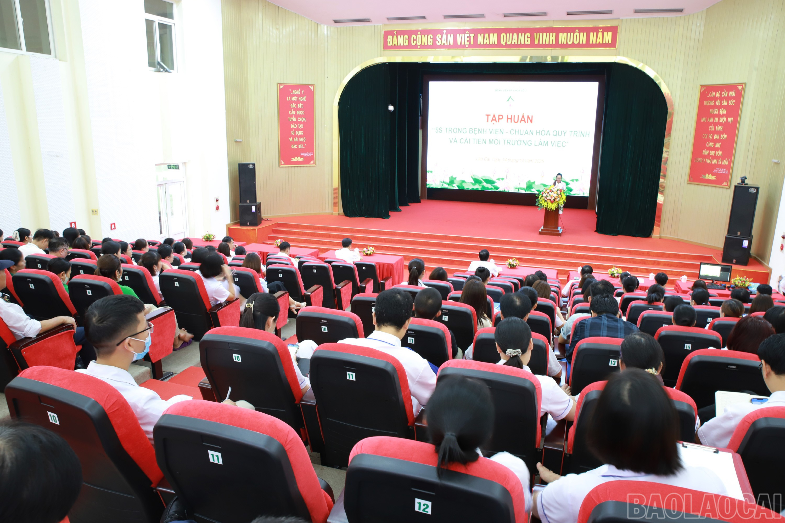 Quang cảnh lớp tập huấn. baolaocai-br_a1.jpg