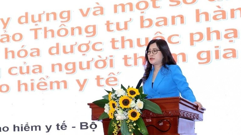 Vụ trưởng Bảo hiểm Y tế (Bộ Y tế) Trần Thị Trang.