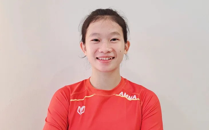 Võ sĩ trẻ Triệu Thu Thủy xuất sắc mang về tấm huy chương Đồng. trieuthuthuy.jpg