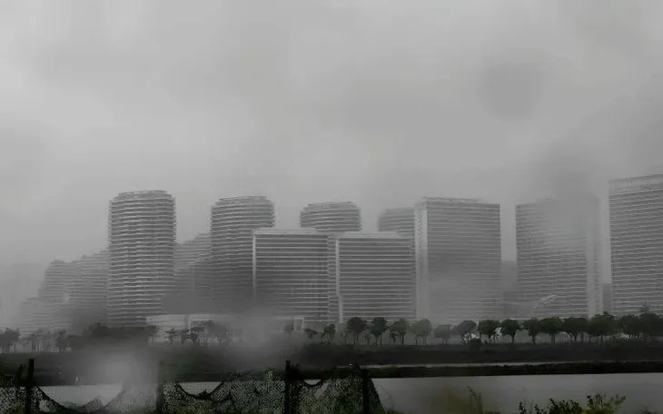 Cảnh báo được ban hành tại Quảng Đông, miền nam Trung Quốc khi bão Wipha đang tiến gần. bao-tq.jpg