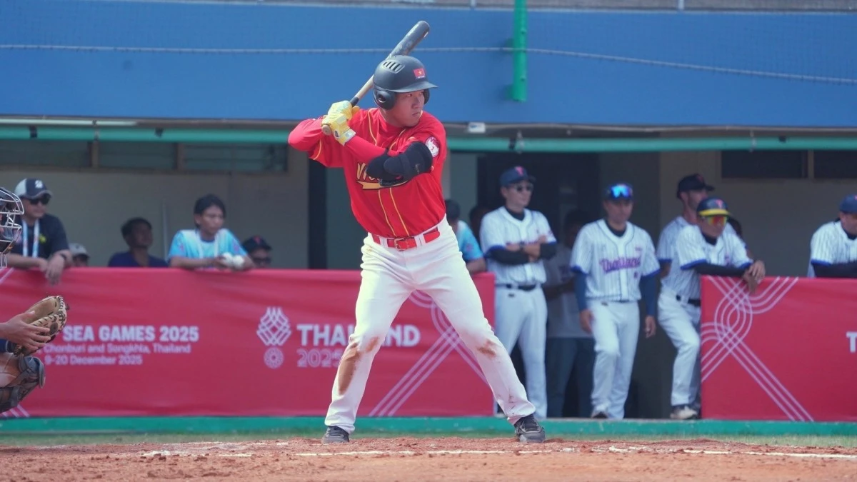 ĐT bóng chày Việt Nam thua đậm ở trận ra quân SEA Games 33.