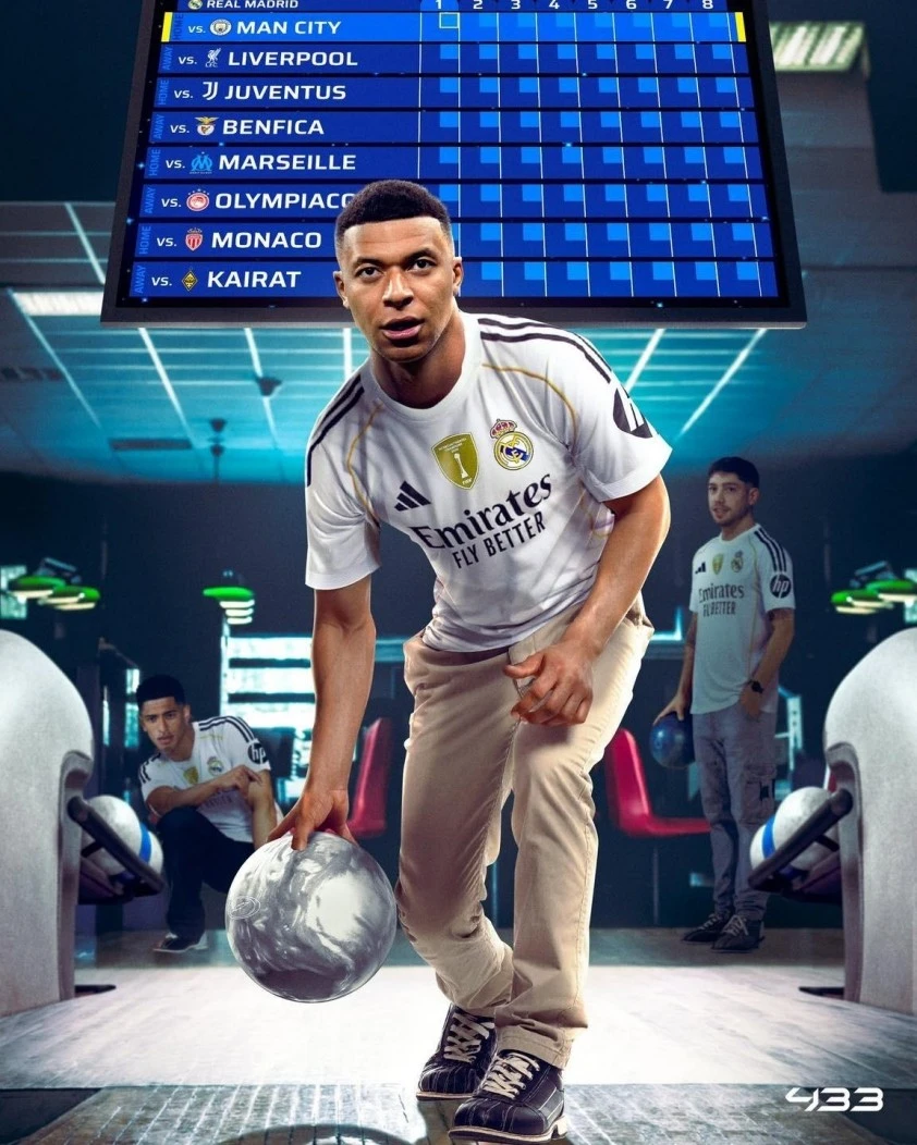 Các đối thủ của Real Madrid tại vòng phân hạng Champions League.