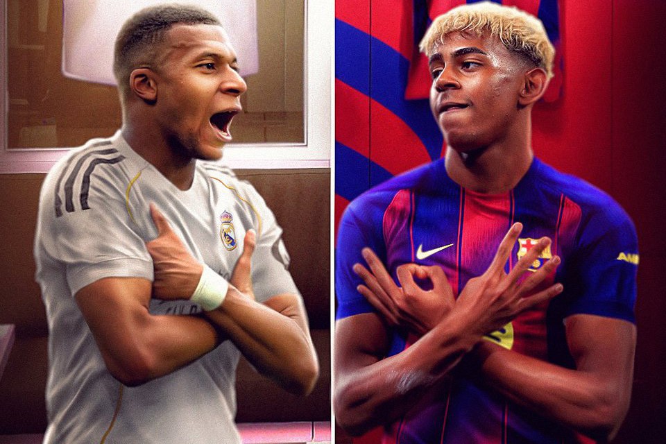 Cuộc so tài Mbappe – Yamal gợi lại kỳ phùng địch thủ Ronaldo và Messi. br-mbappe-lamine-yamal-917.jpg