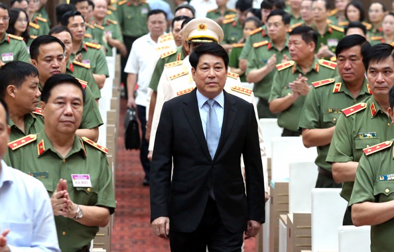 Hội nghị vinh dự đón Chủ tịch nước Lương Cường dự và chỉ đạo. luongcuong73.jpg