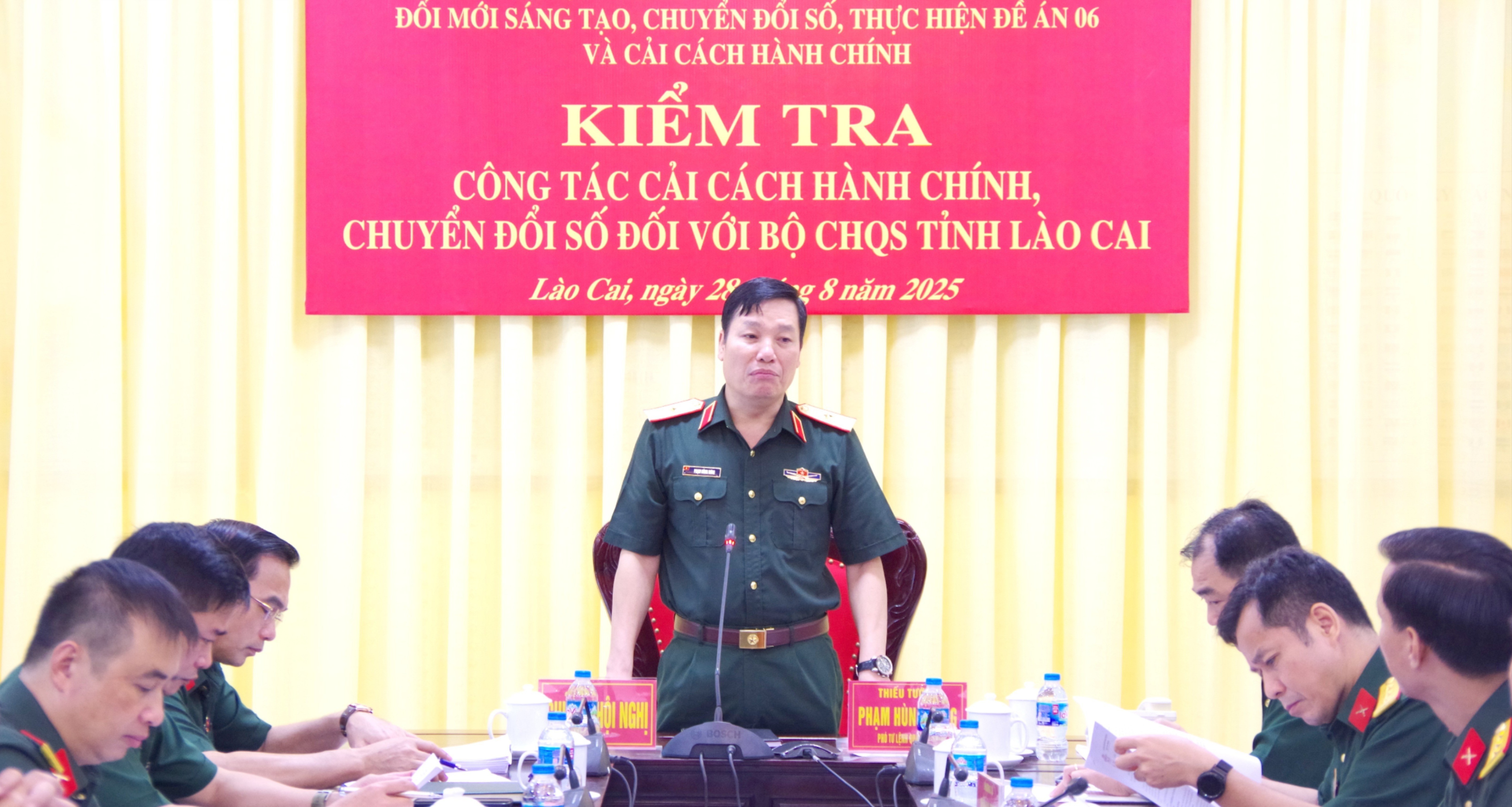Thiếu tướng Phạm Hùng Hưng - Phó Tư lệnh Quân khu 2 kết luận kiểm tra. anh-7-4807-9202.jpg