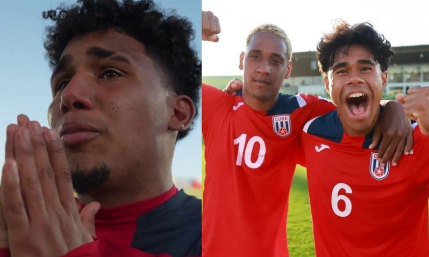 Cầu thủ U20 Cuba khóc vì vui sướng với điểm số lịch sử của đội nhà tại một kỳ World Cup U20. Cầu thủ U20 Cuba khóc vì vui sướng với điểm số lịch sử của đội nhà tại một kỳ World Cup U20.