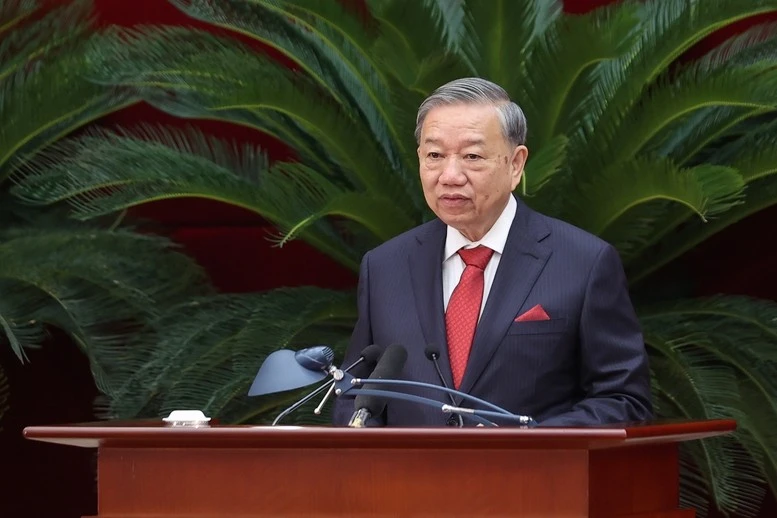 Tổng Bí thư Tô Lâm phát biểu khai mạc Hội nghị lần thứ 13, Ban Chấp hành Trung ương Đảng khoá XIII.