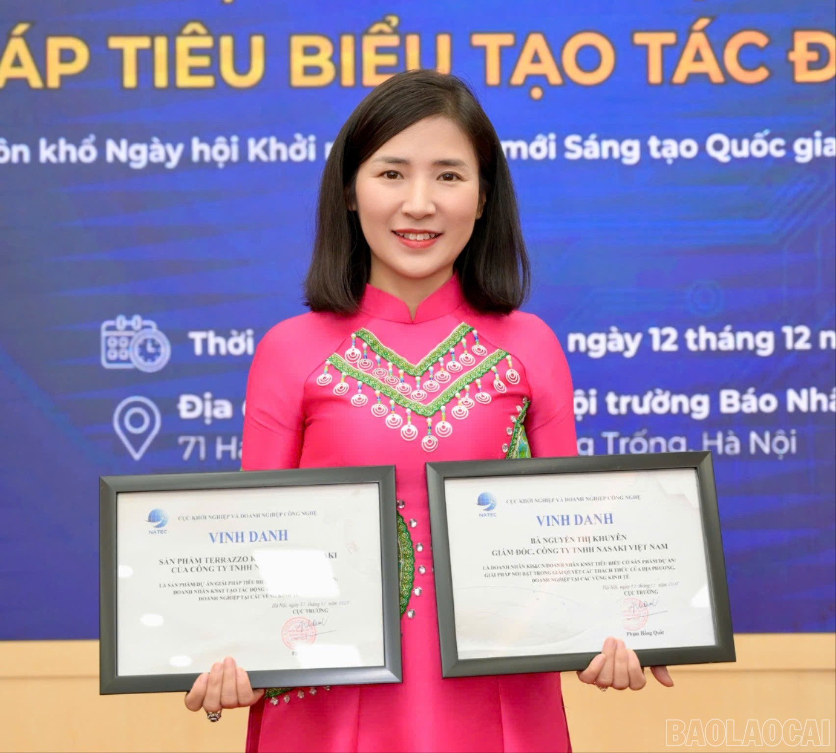 Nasaki Vietnam Co., Ltd. câștigă un premiu „dublu” la Techfest Vietnam 2025. baolaocai-br-z7321349200294-381b567ef0fc7ac930ab322d7d74fc87.jpg