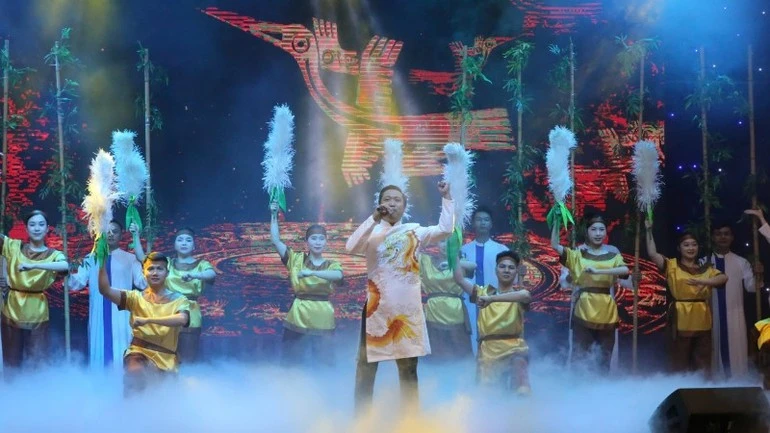 Tiết mục nghệ thuật tại sự kiện.