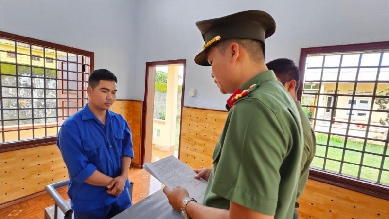 Cơ quan an ninh điều tra, Công an tỉnh Đắk Lắk đã khởi tố bị can và bắt giam đối với Trần Thế Huy. khoito.jpg