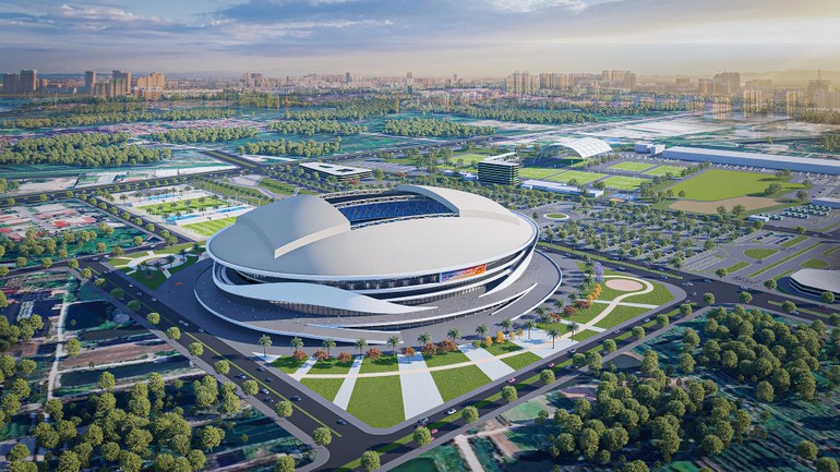 Phối cảnh sân vận động PVF.