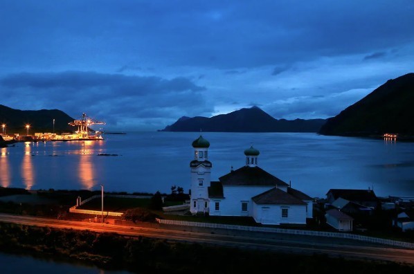 Một nhà thờ Chính thống giáo Nga ở Alaska. Một nhà thờ Chính thống giáo Nga ở Alaska.