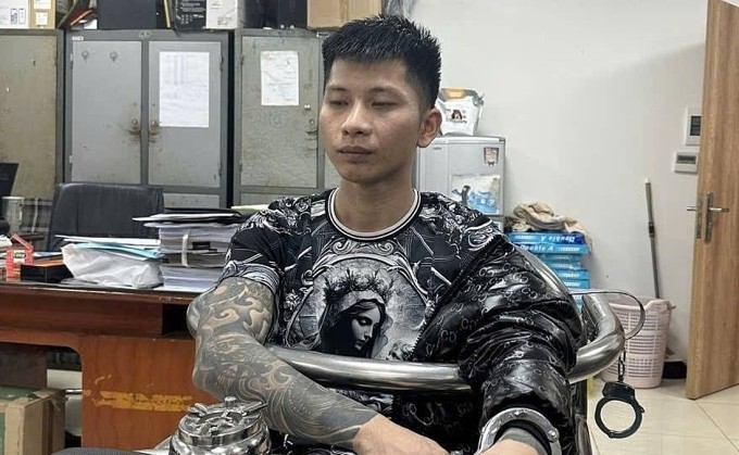 Vàng Văn Ánh lúc bị bắt.