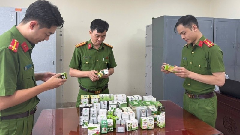 Công an Thanh Hóa triệt phá đường dây sản xuất, buôn bán thực phẩm chức năng giả.