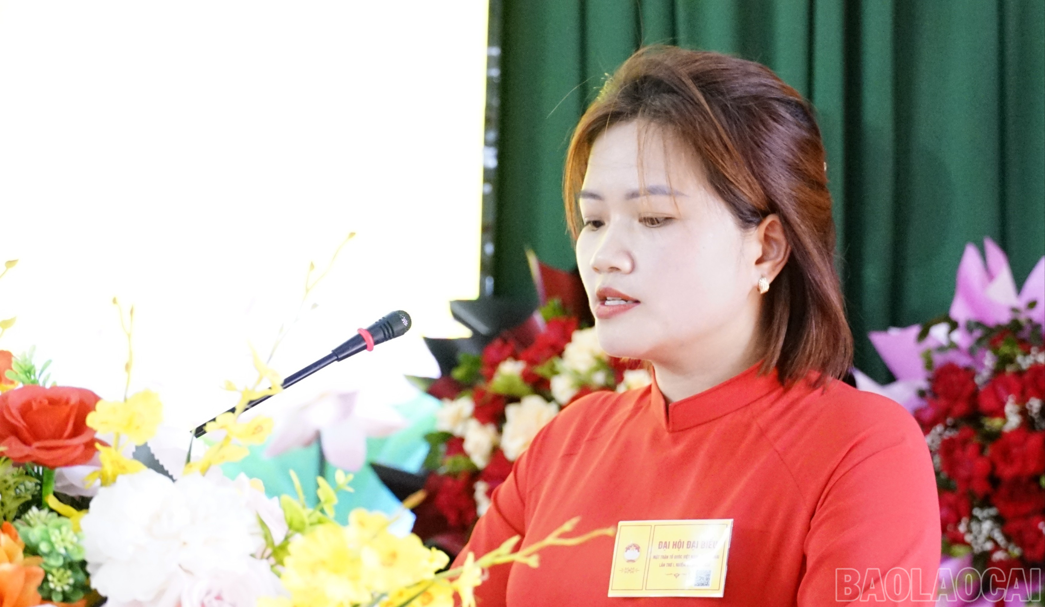 Đại biểu tham luận tại đại hội. baolaocai-br_dsc3147-6739.jpg