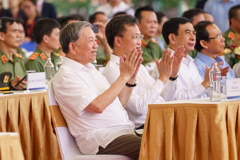 Tổng Bí thư Tô Lâm và các đại biểu tại sự kiện.