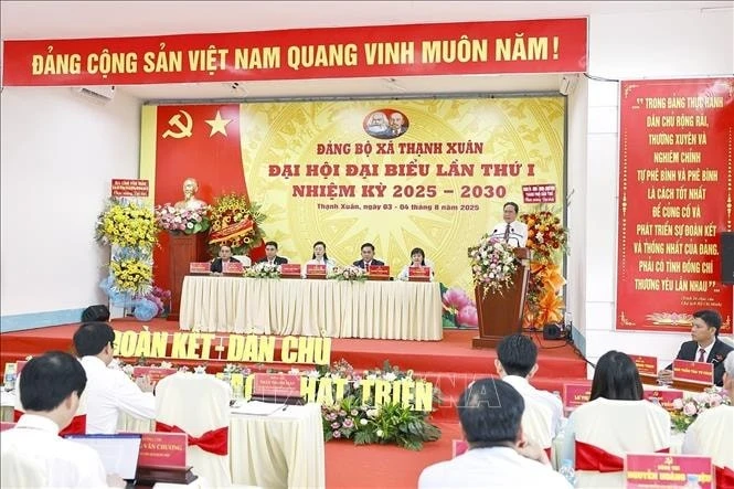 Chủ tịch Quốc hội Trần Thanh Mẫn phát biểu chỉ đạo đại hội.