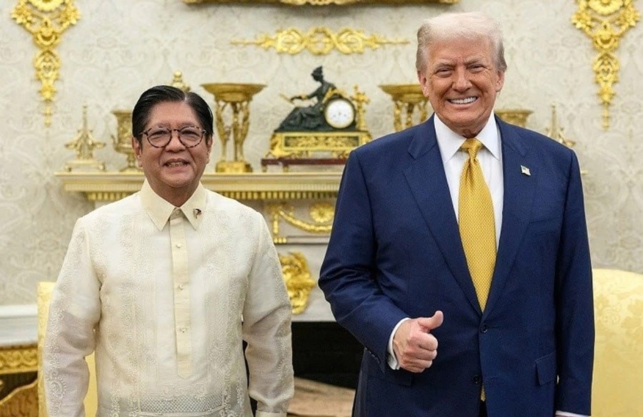 Tổng thống Mỹ Donald Trump và Tổng thống Philippines Ferdinand Marcos Jr. tại Nhà Trắng. Tổng thống Mỹ Donald Trump và Tổng thống Philippines Ferdinand Marcos Jr. tại Nhà Trắng.