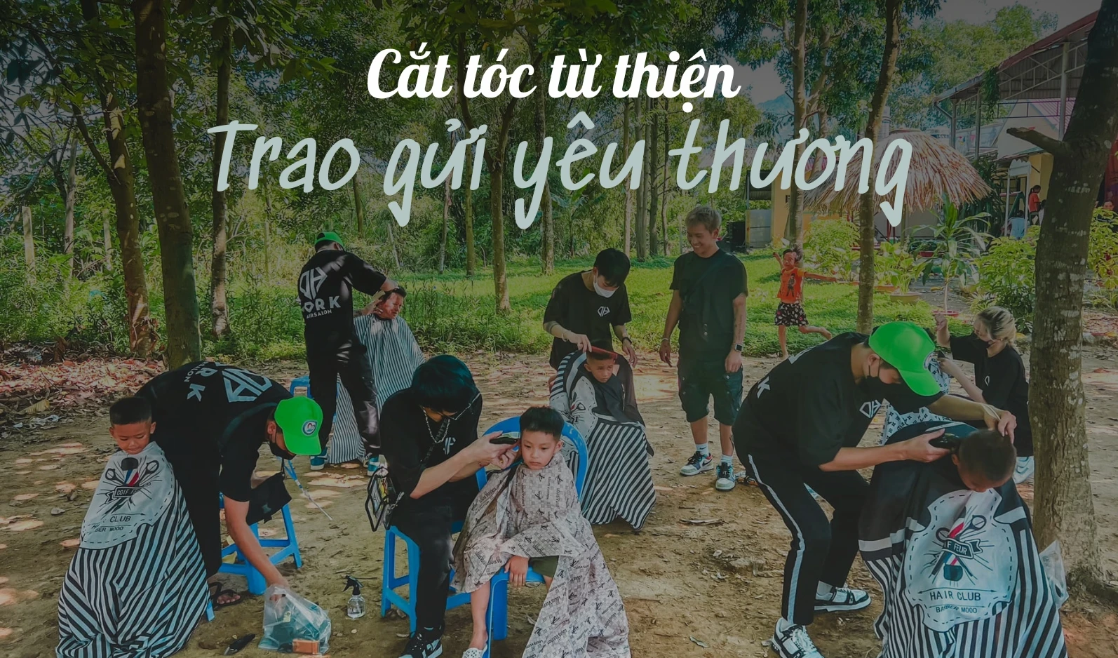 Cắt tóc từ thiện - trao gửi yêu thương