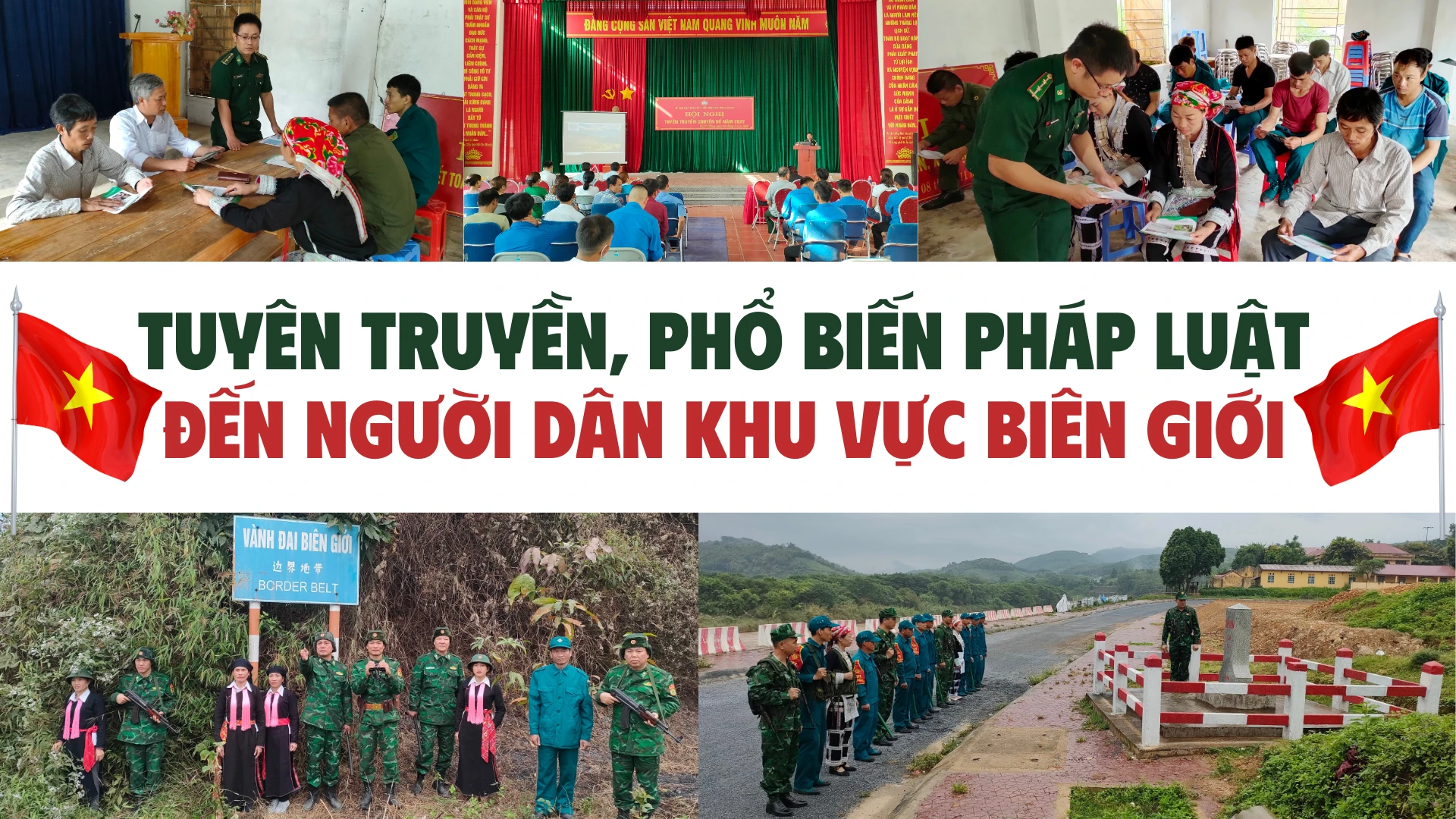 Tuyên truyền, phổ biến pháp luật đến người dân khu vực biên giới