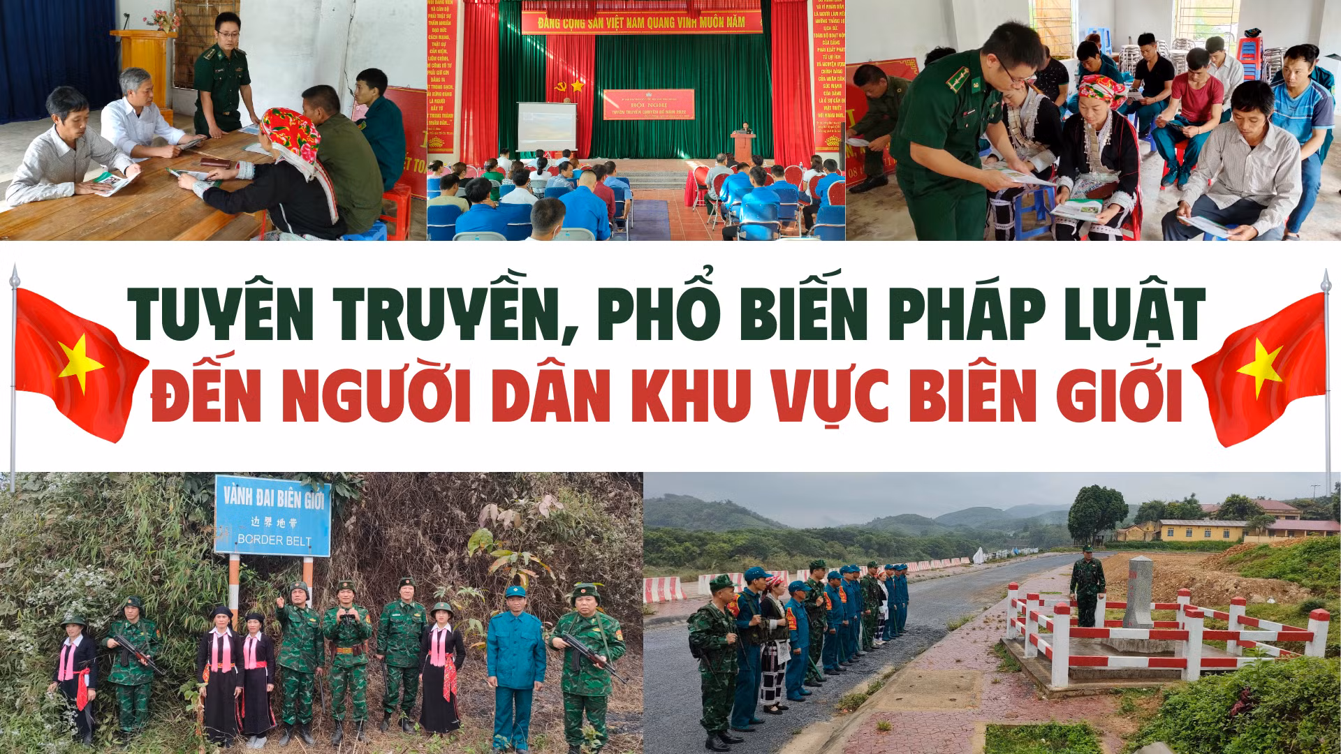 Tuyên truyền, phổ biến pháp luật đến người dân khu vực biên giới