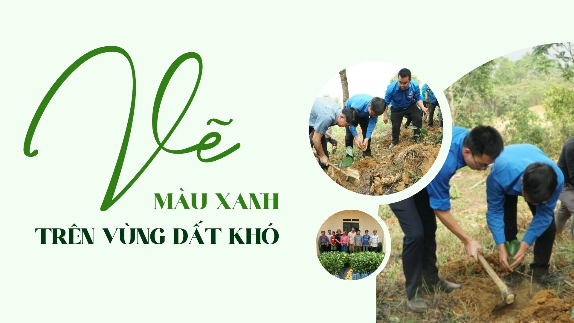 “Vẽ” màu xanh trên vùng đất khó