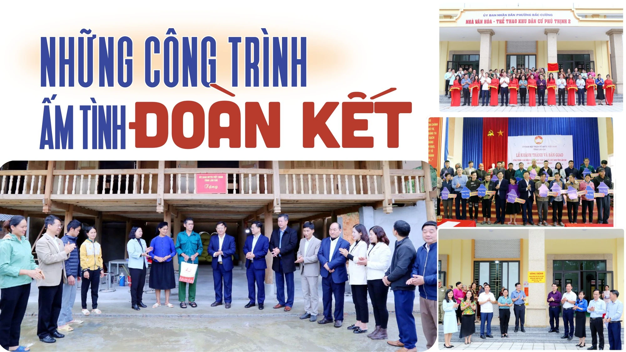 Những công trình ấm tình đoàn kết