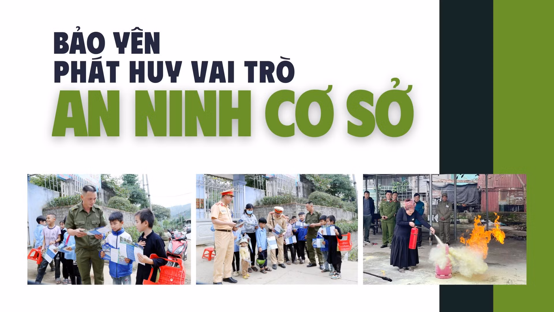 Bảo Yên phát huy vai trò lực lượng an ninh cơ sở